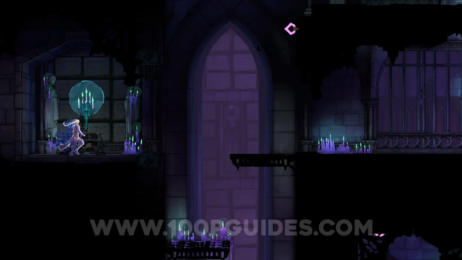 Castlevania Belmonts Curse Chapel Of Patience: chest with Beelzebub's Seal on the left side