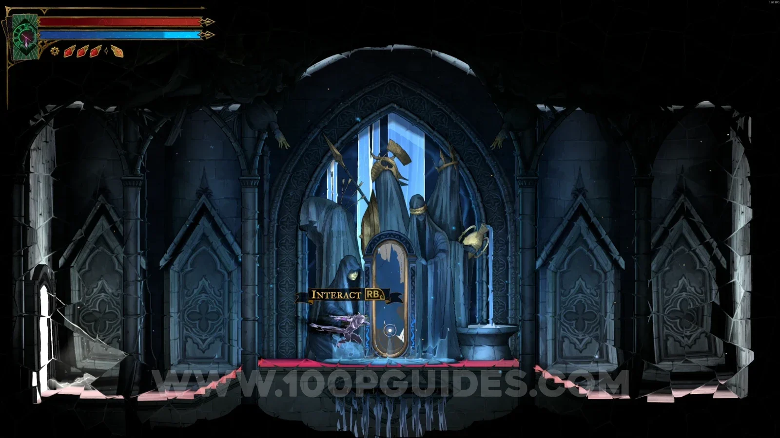 Castlevania Belmonts Curse Nightmare Atrium: Mirror Of Life #5 in the marked area