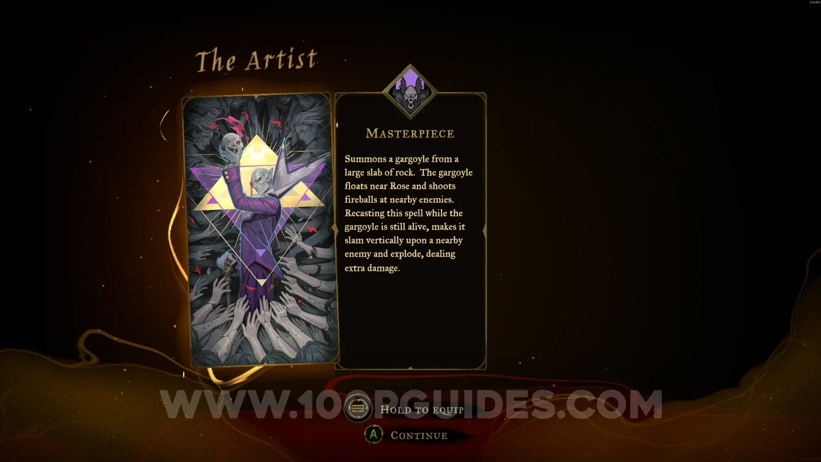 Castlevania Belmonts Curse Brauner's Atelier: receiving the Masterpiece arcana