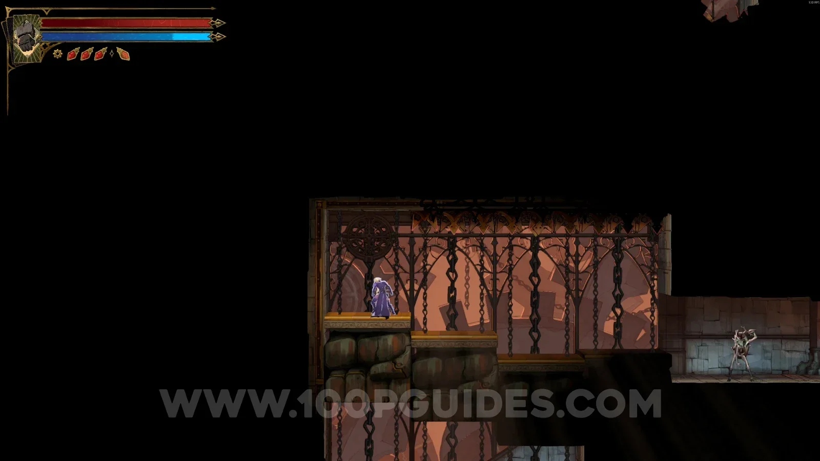 Castlevania Belmont's Curse Upper Gallery: leaving the secret room on the left and using the Arcane Whip