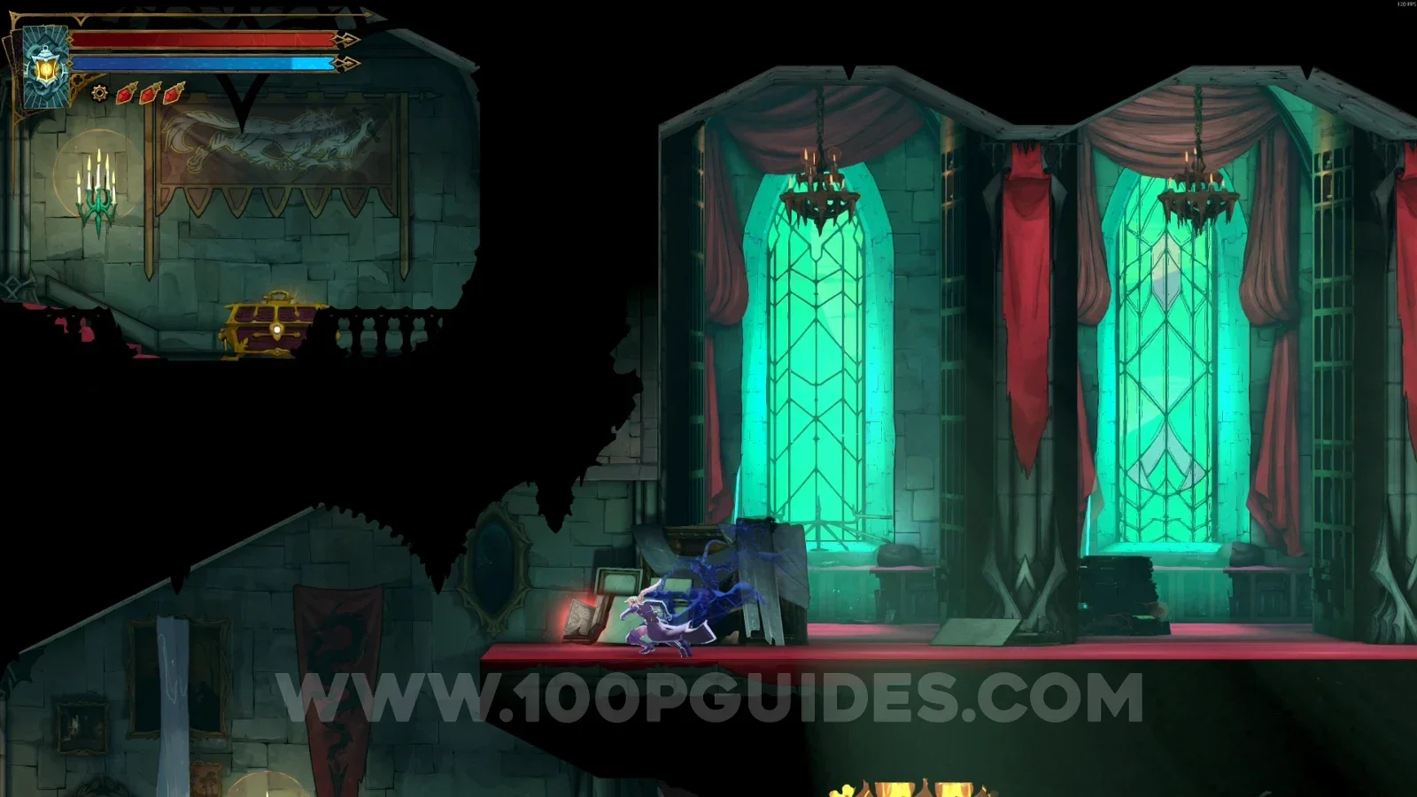 Castlevania Belmonts Curse Old Gallery: Red Book #2 in the upper part of the area