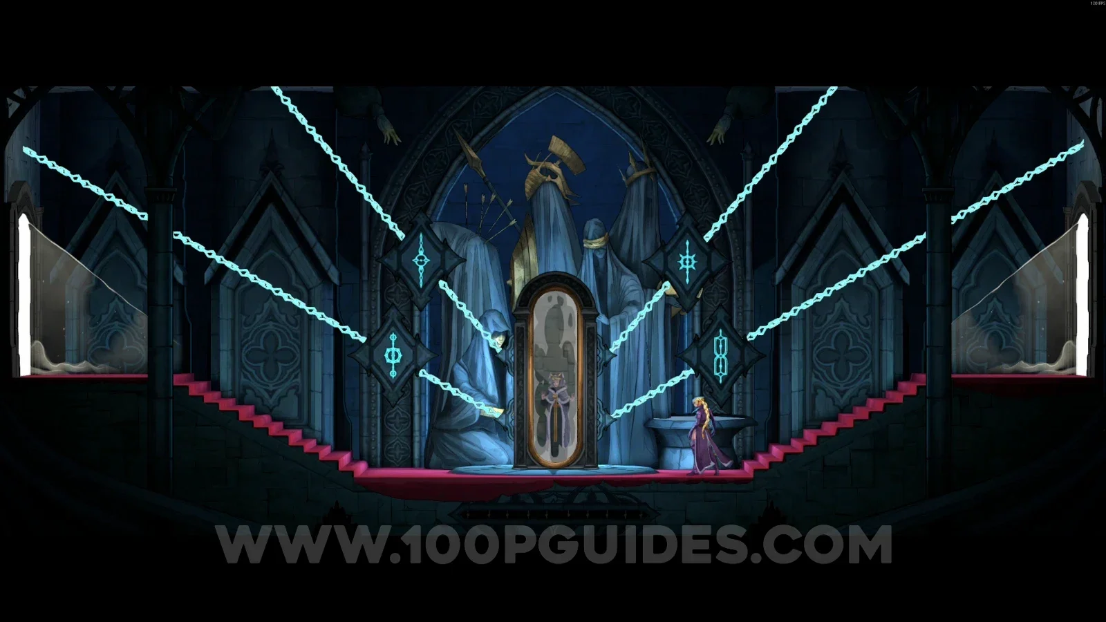 Castlevania Belmonts Curse Mirror Rooms: the door on the left that starts Eleanor's questline