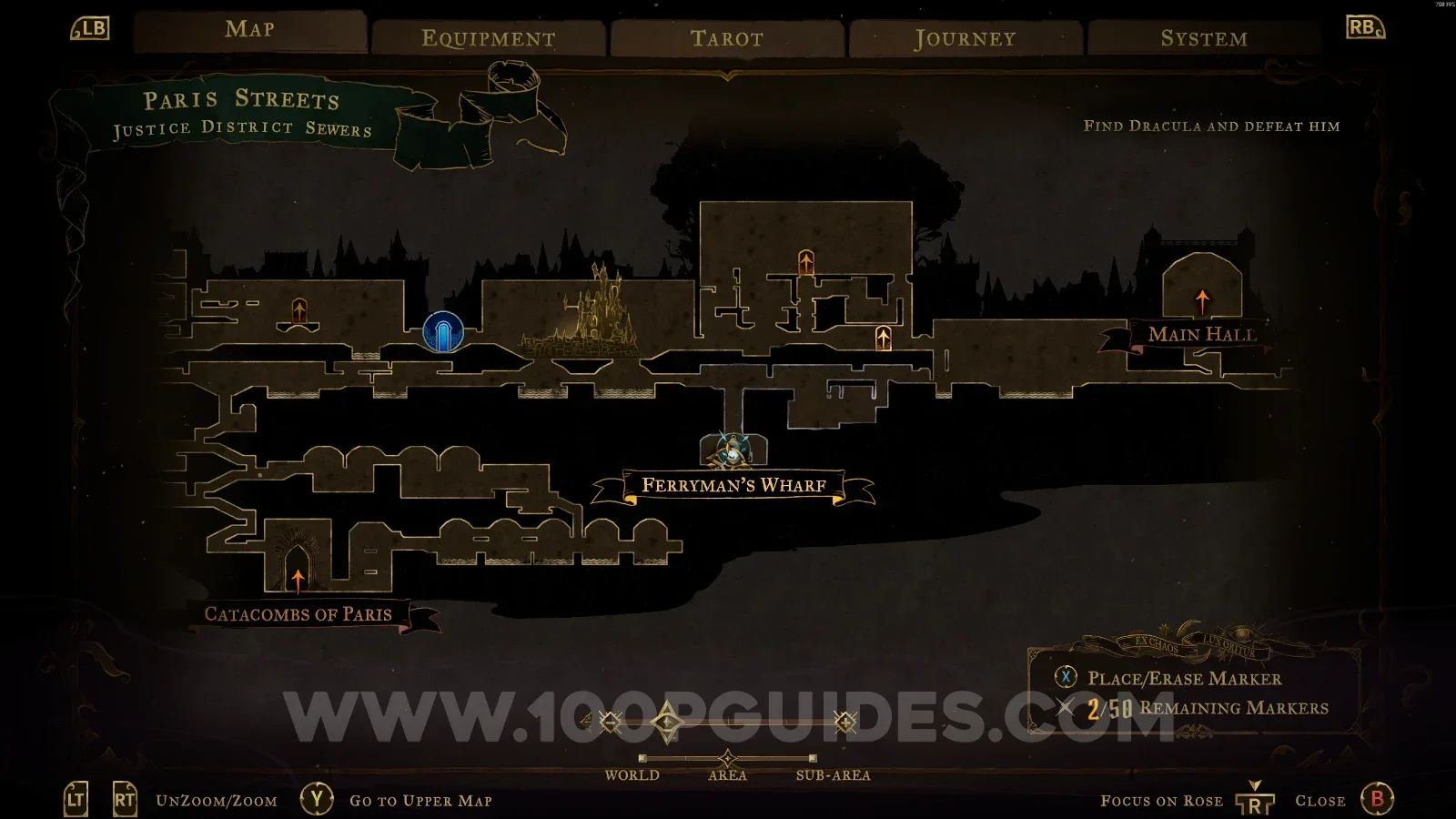 Castlevania Belmonts Curse Paris Streets: the Justice District Sewers area leading to Ferryman's Wharf #1