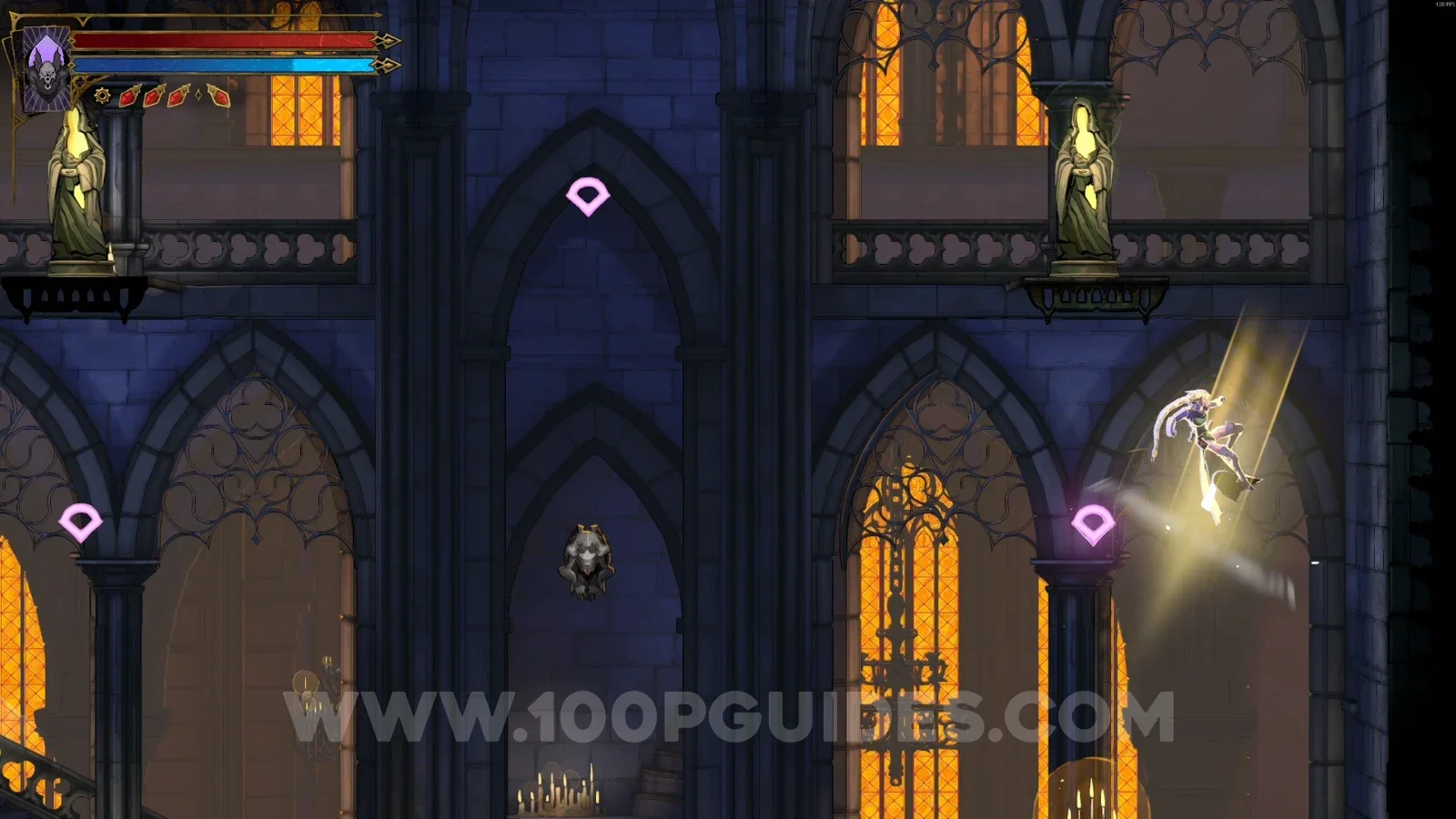 Castlevania Belmonts Curse Nave: XP Statues #10 and #11 at the top of the area