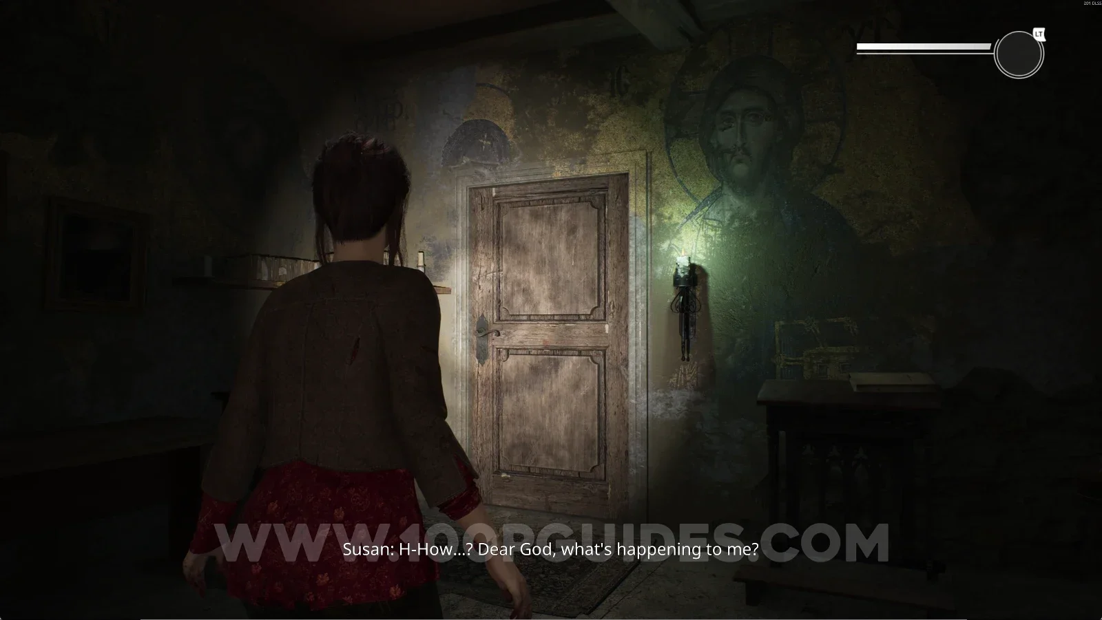 Remothered: Red Nuns Legacy Convent: the door revealed with the power from the mirror