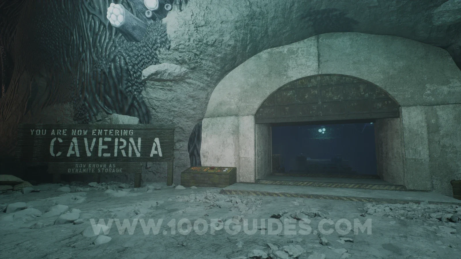 Terrible Lizards Chapter 4: heading into Cavern A toward the wall you have to climb