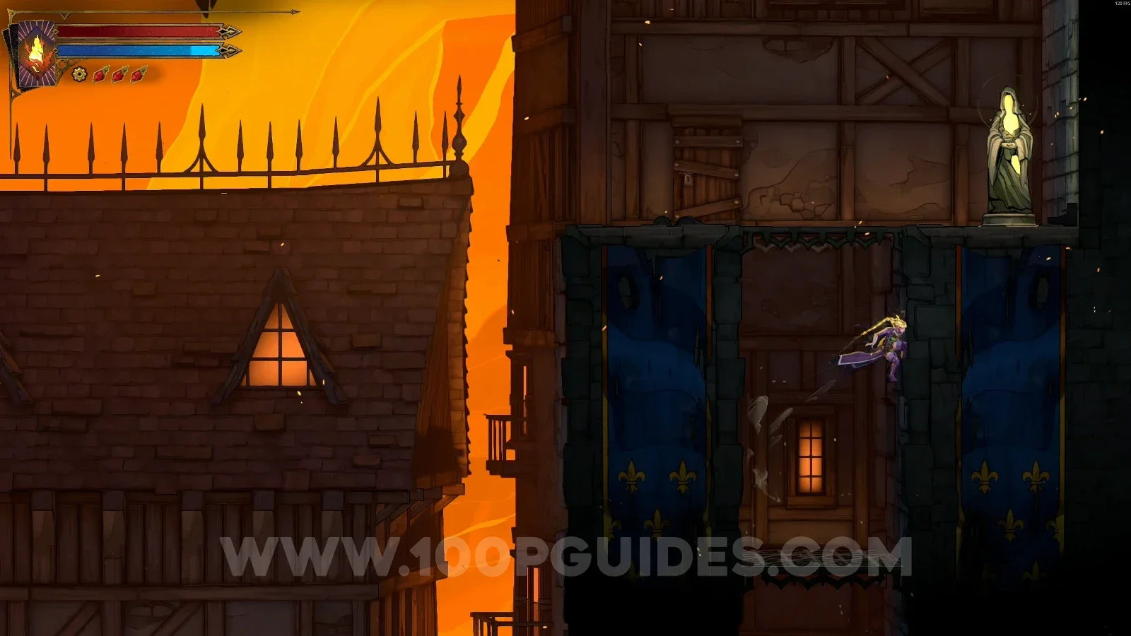 Castlevania Belmonts Curse Prison Tower: XP Statue #26 at the top of the area
