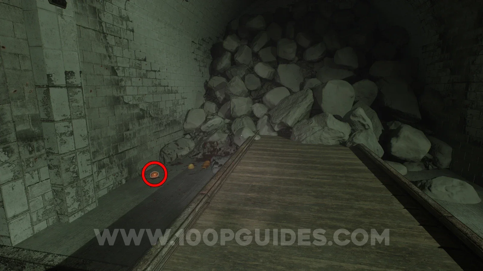 Terrible Lizards Chapter 3: Amber Specimen 10 in the tunnel to the left of the last train track