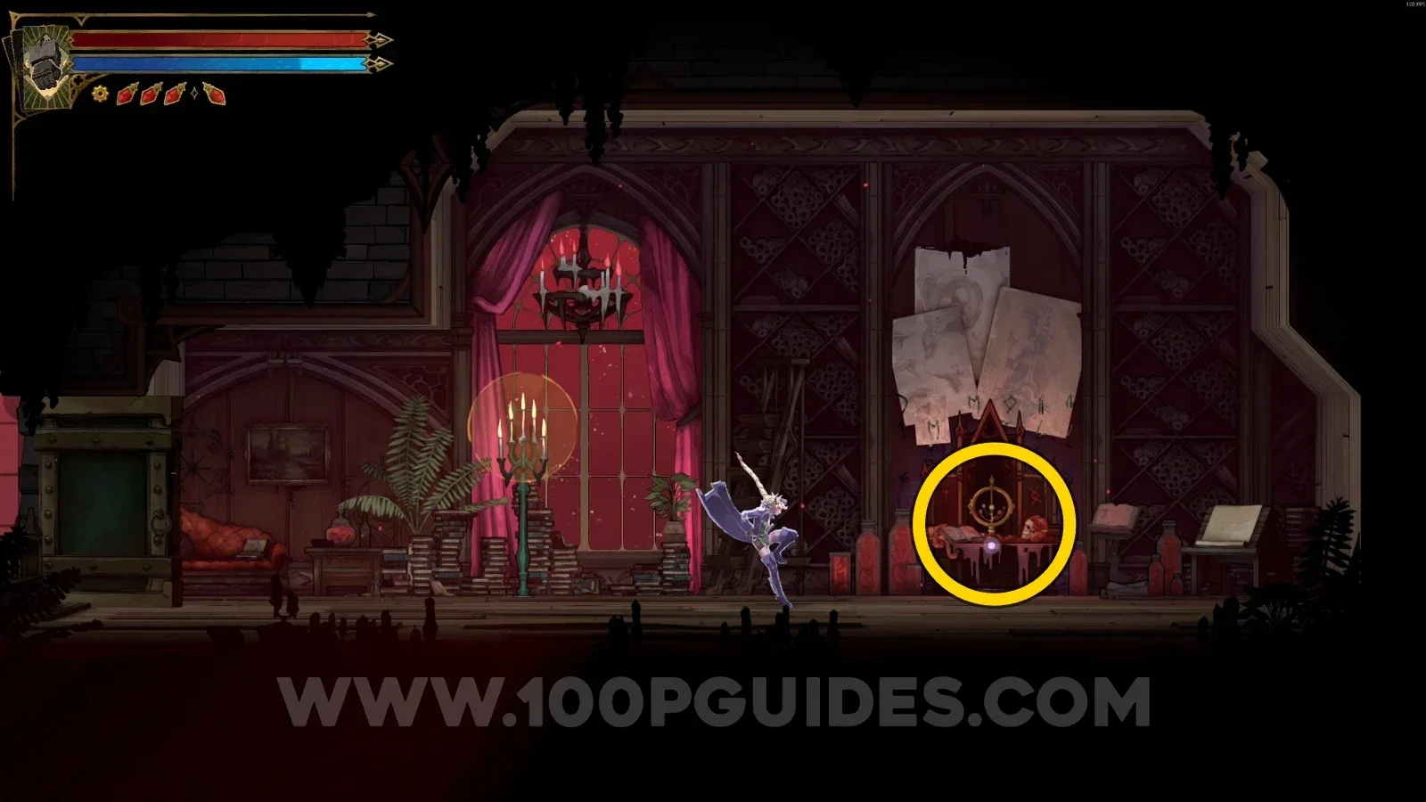 Castlevania Belmont's Curse Astronomer's Office: The Occultist clue at the end of the corridor