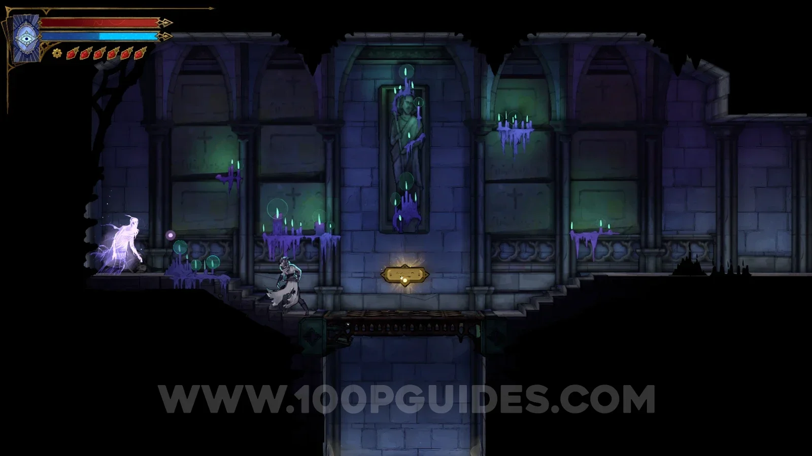 Castlevania Belmont's Curse: the Melody Sheet For The Fugue Of Notre-Dame clue in the Great Organ Room