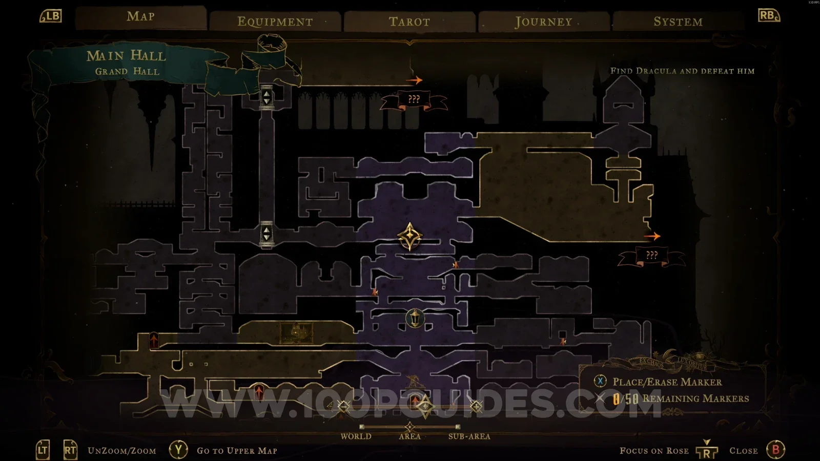 Castlevania Belmonts Curse Grand Hall: using the mirrors to launch to the top on the left side