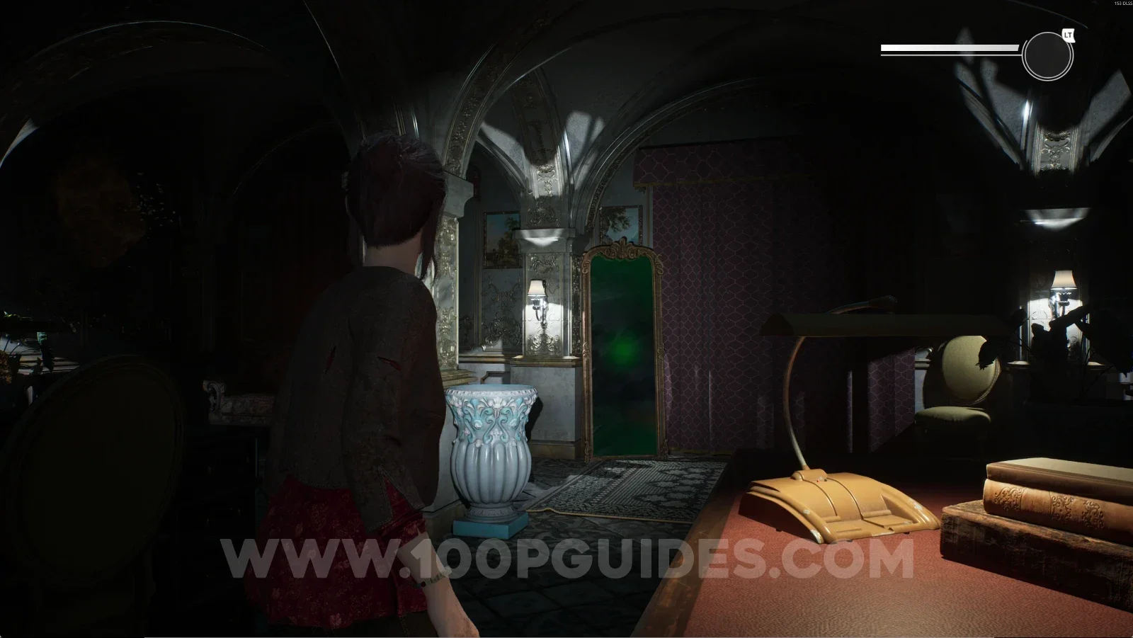 Remothered: Red Nuns Legacy: the mirror found back in the Library along the single path