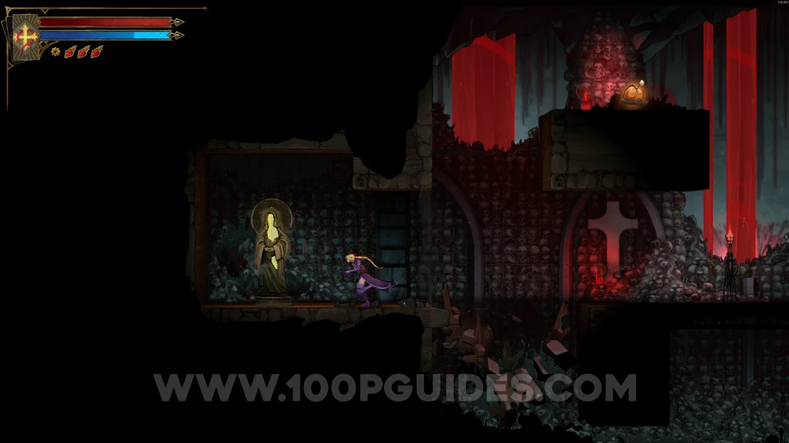 Castlevania Belmonts Curse Blood Pits: XP Statue #19 inside the secret room
