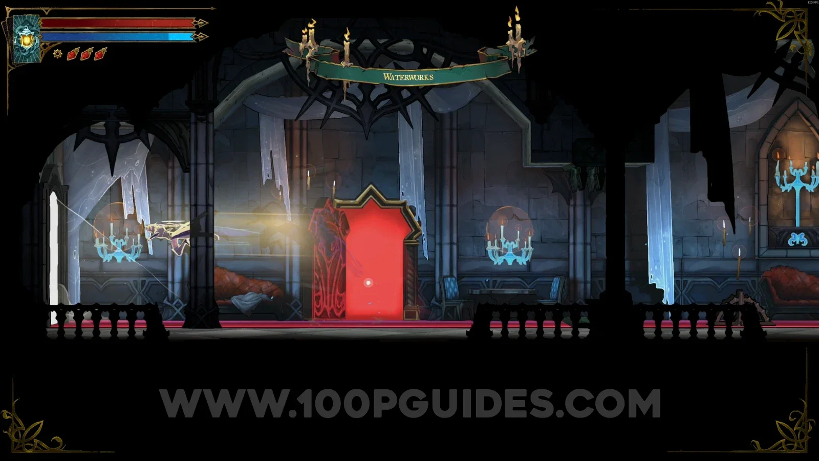Castlevania Belmonts Curse Boudoirs: following the single path left past the red door