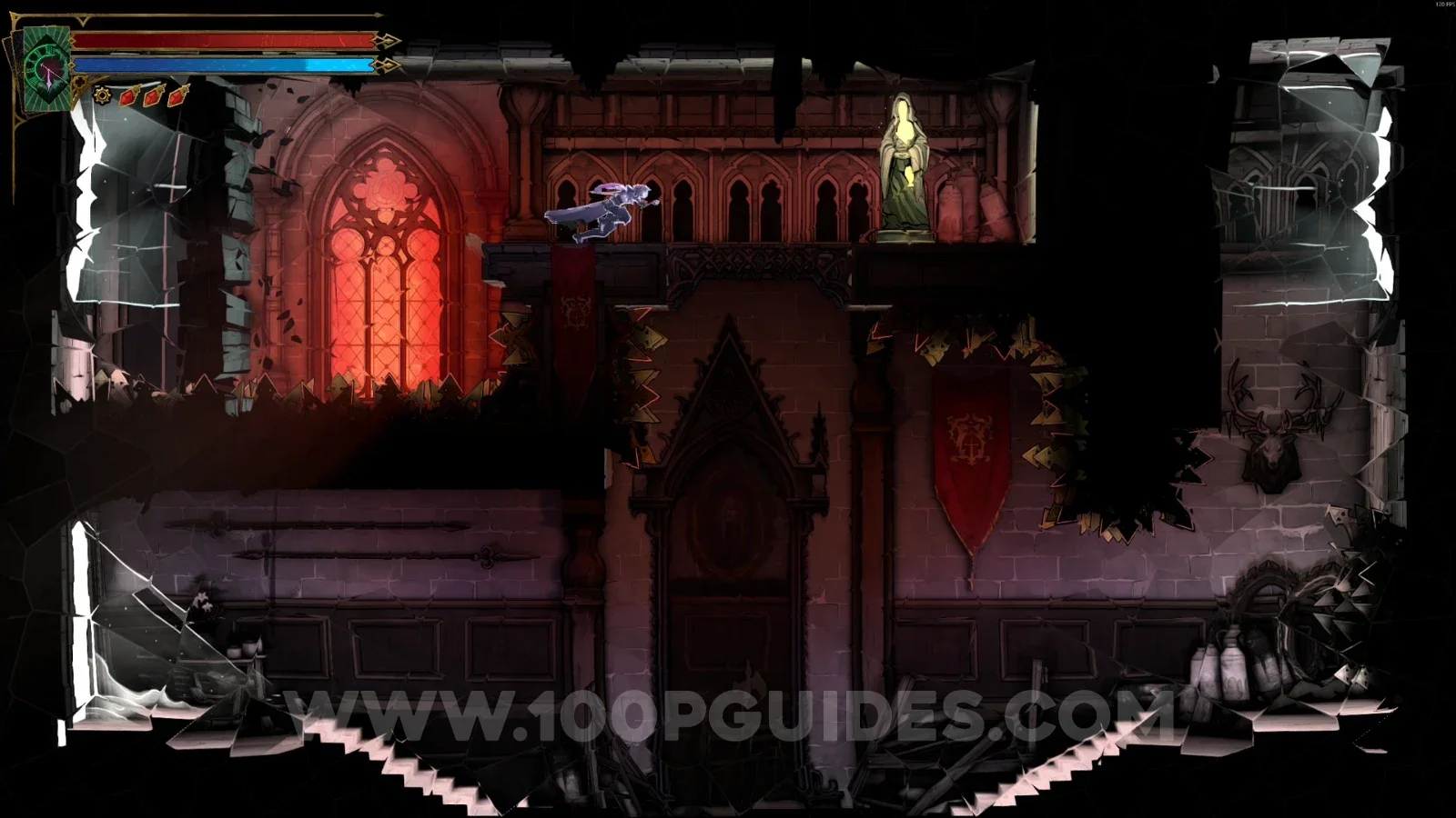 Castlevania Belmonts Curse Level Deviled: XP Statue #136 in the marked area