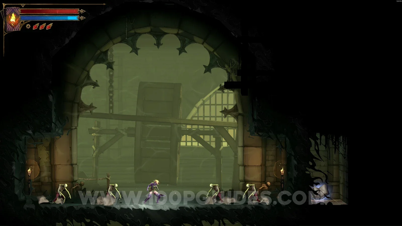 Castlevania Belmonts Curse Abandoned Sewers: Blue Book #2 grabbed after defeating the enemies