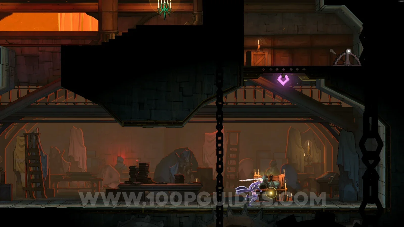 Castlevania Belmont's Curse Builder's Bureau: Weapon #2 Fists Of Talos in the same area as Clue The Sage