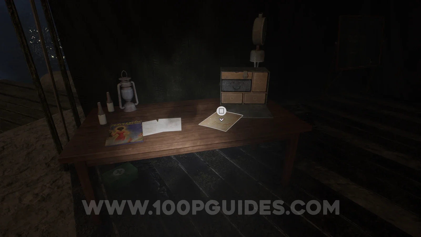 Terrible Lizards Chapter 4: Uh oh note in the tent to the left of the first switch