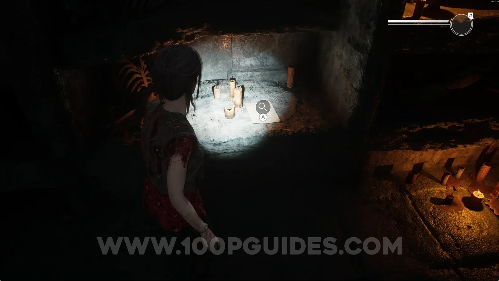 Remothered: Red Nuns Legacy Catacombs: the save point past the door on the right