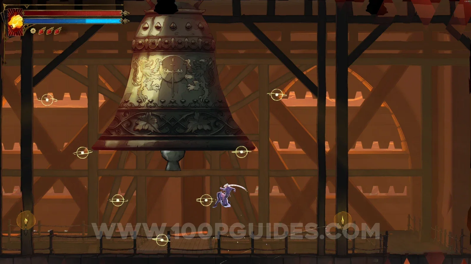 Castlevania Belmonts Curse Notre-Dame: ringing the bell after the first stained glass challenge