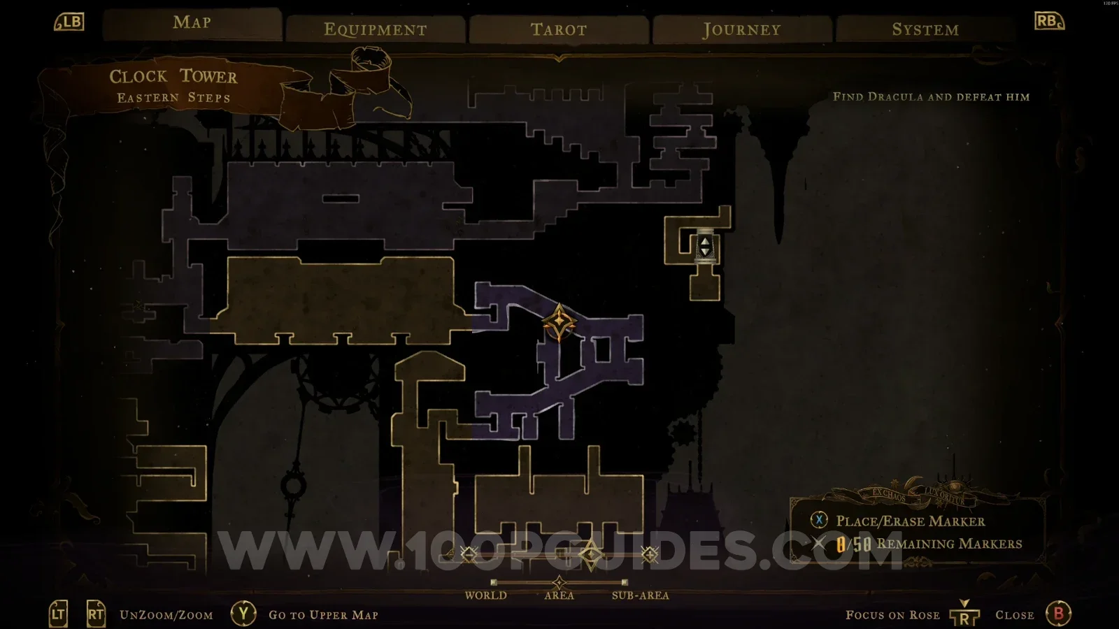 Castlevania Belmont's Curse Eastern Steps: spiked wheels rolling down the stairs and the hole to jump in