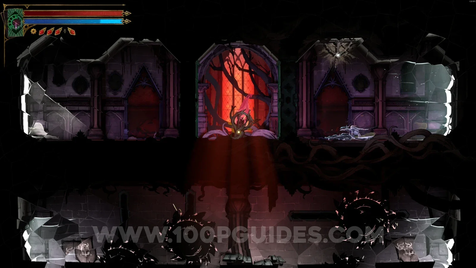 Castlevania Belmonts Curse Steps Of Misdirection: Brave Heart Fragment #2 at the top of the area