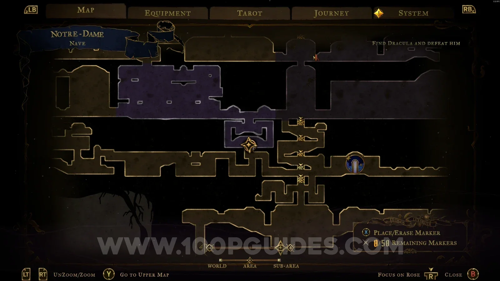 Castlevania Belmonts Curse Nave: map location of XP Statues #10 and #11