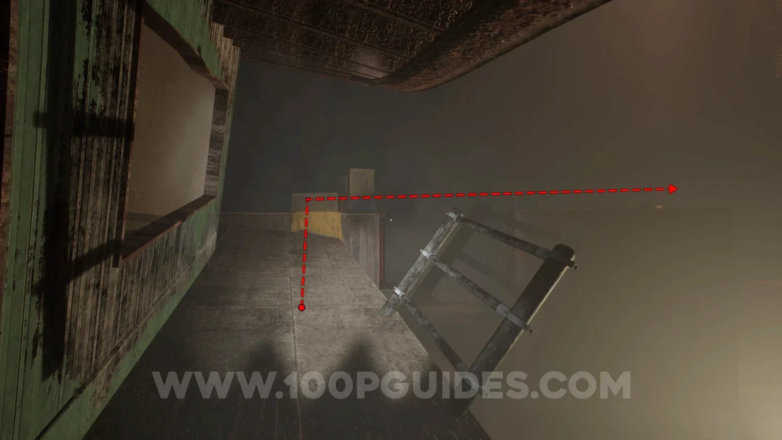 Terrible Lizards Chapter 3: jumping to the containers outside the destroyed building and wallrunning