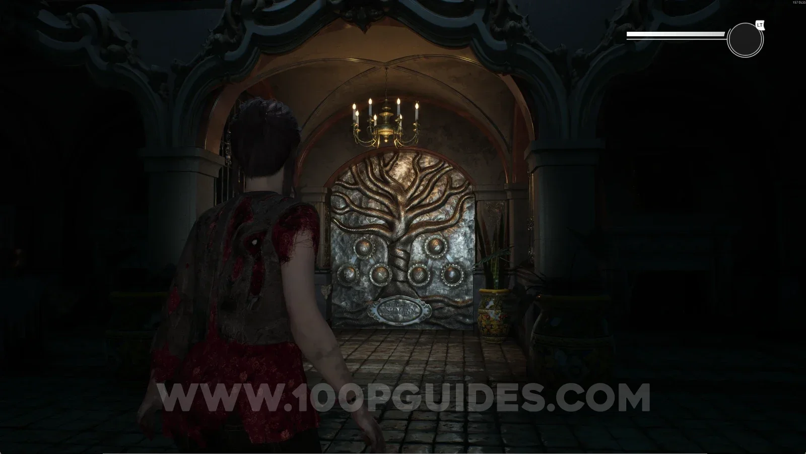 Remothered: Red Nuns Legacy Reception Hall: the Alchemy Door with its orbs