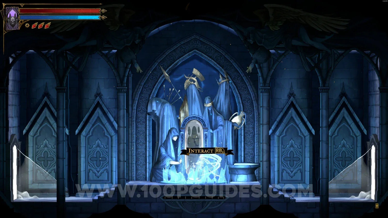 Castlevania Belmonts Curse West Triforium: Mirror Of Life #2 in the marked area