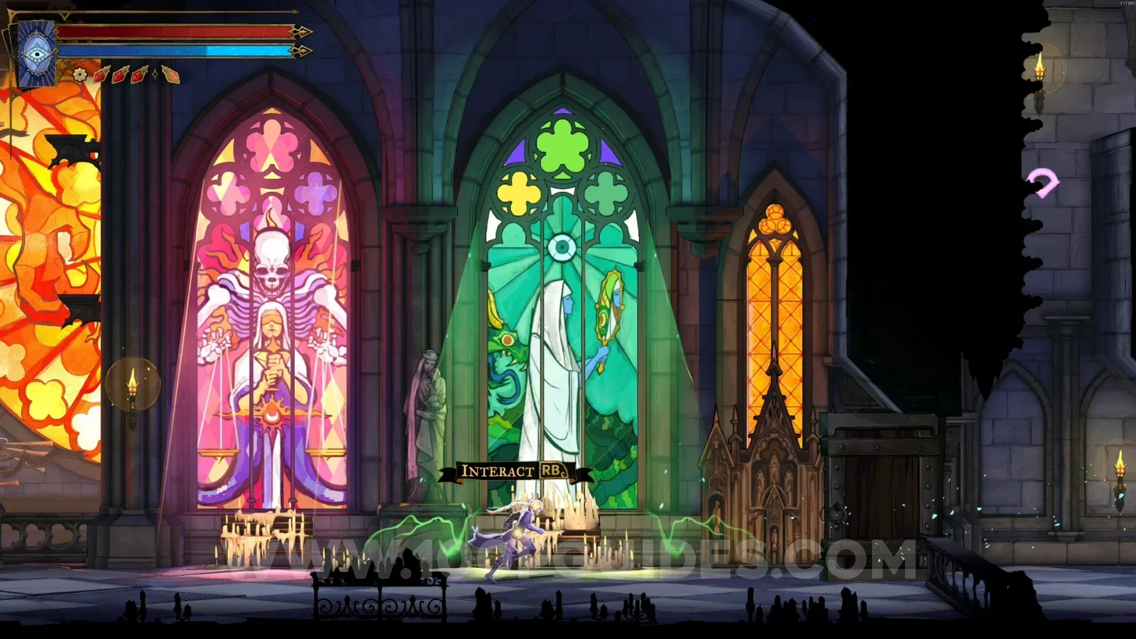 Castlevania Belmonts Curse: completing the fourth stained glass window challenge in Notre-Dame