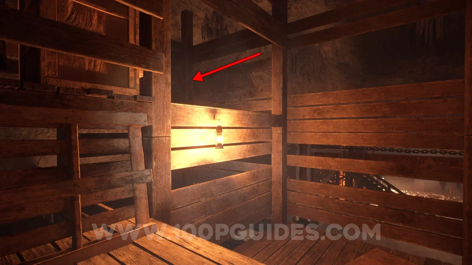 Terrible Lizards Chapter 2: Gondola Hater note through the gap on the left above the short ladder