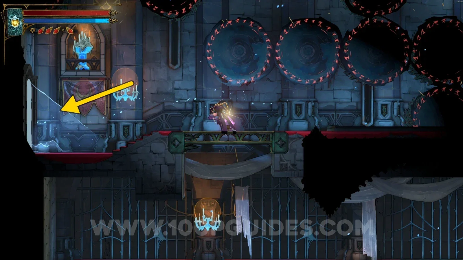 Castlevania Belmonts Curse Mirror Rooms: the symbol on the Mirror of Life to crouch in front of