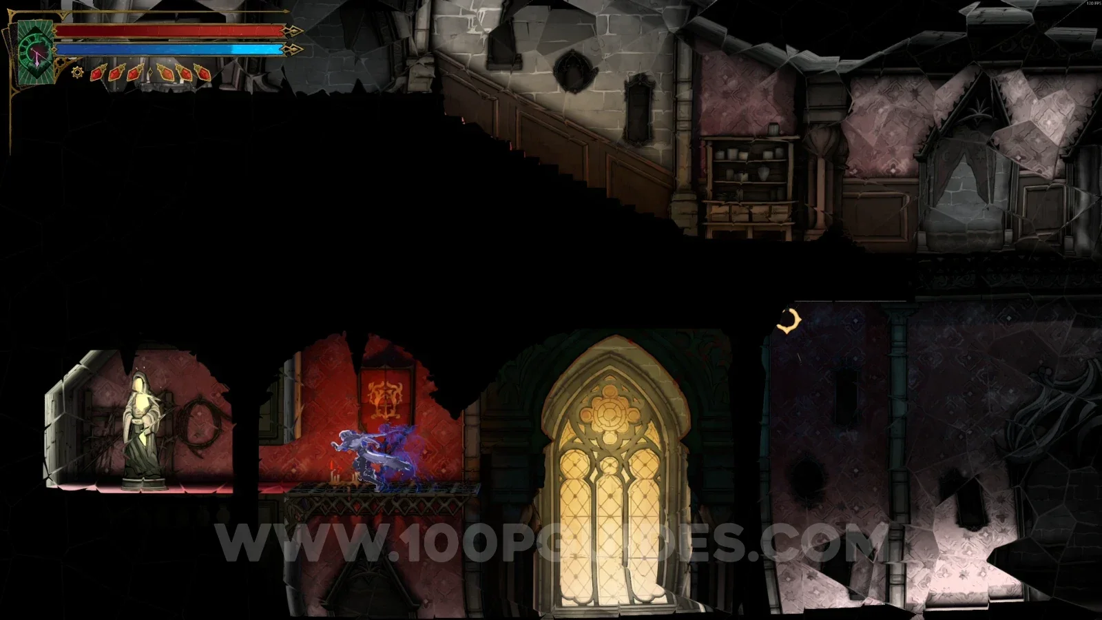 Castlevania Belmonts Curse Familiar Way: XP Statue #15 in the marked area