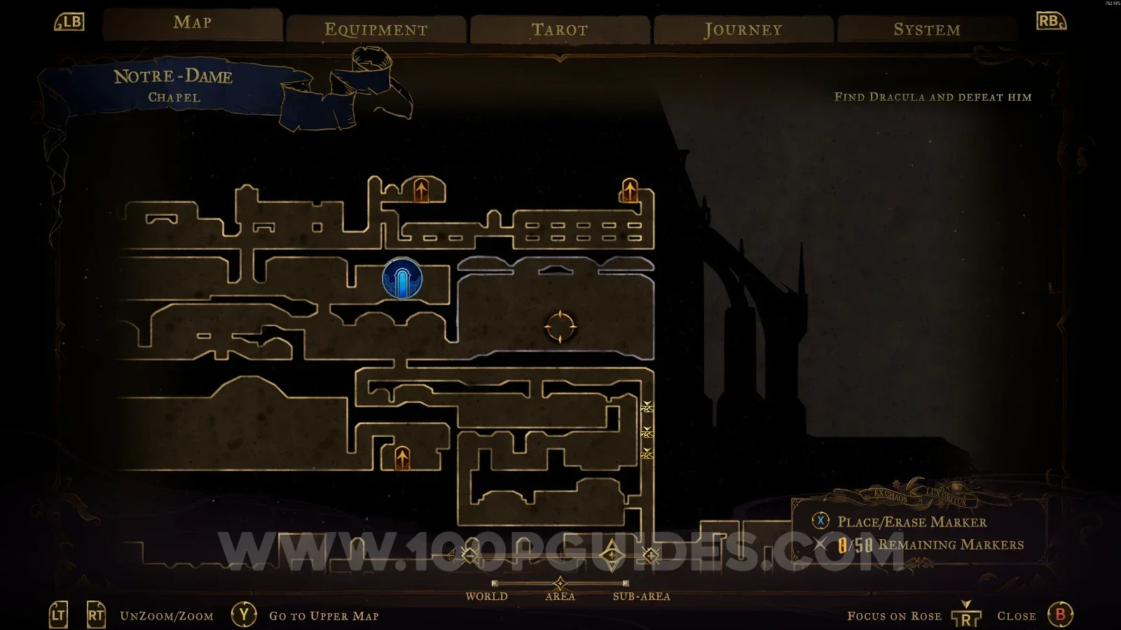 Castlevania Belmont's Curse Notre-Dame: the Chapel, location of the Feat Of Strenght clue