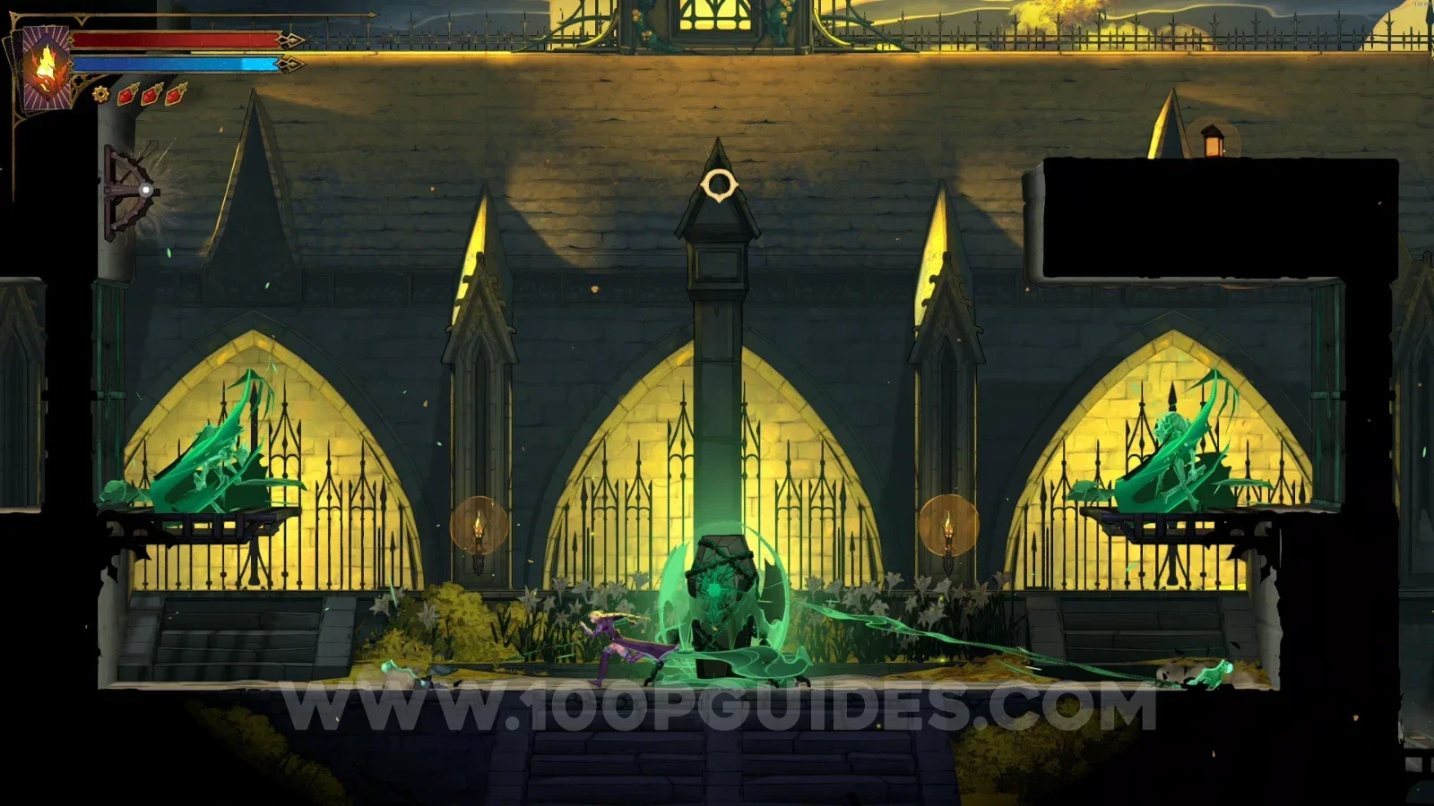 Castlevania Belmont's Curse Cemetery Entrance: Haunted Coffin #1 in the center of the area