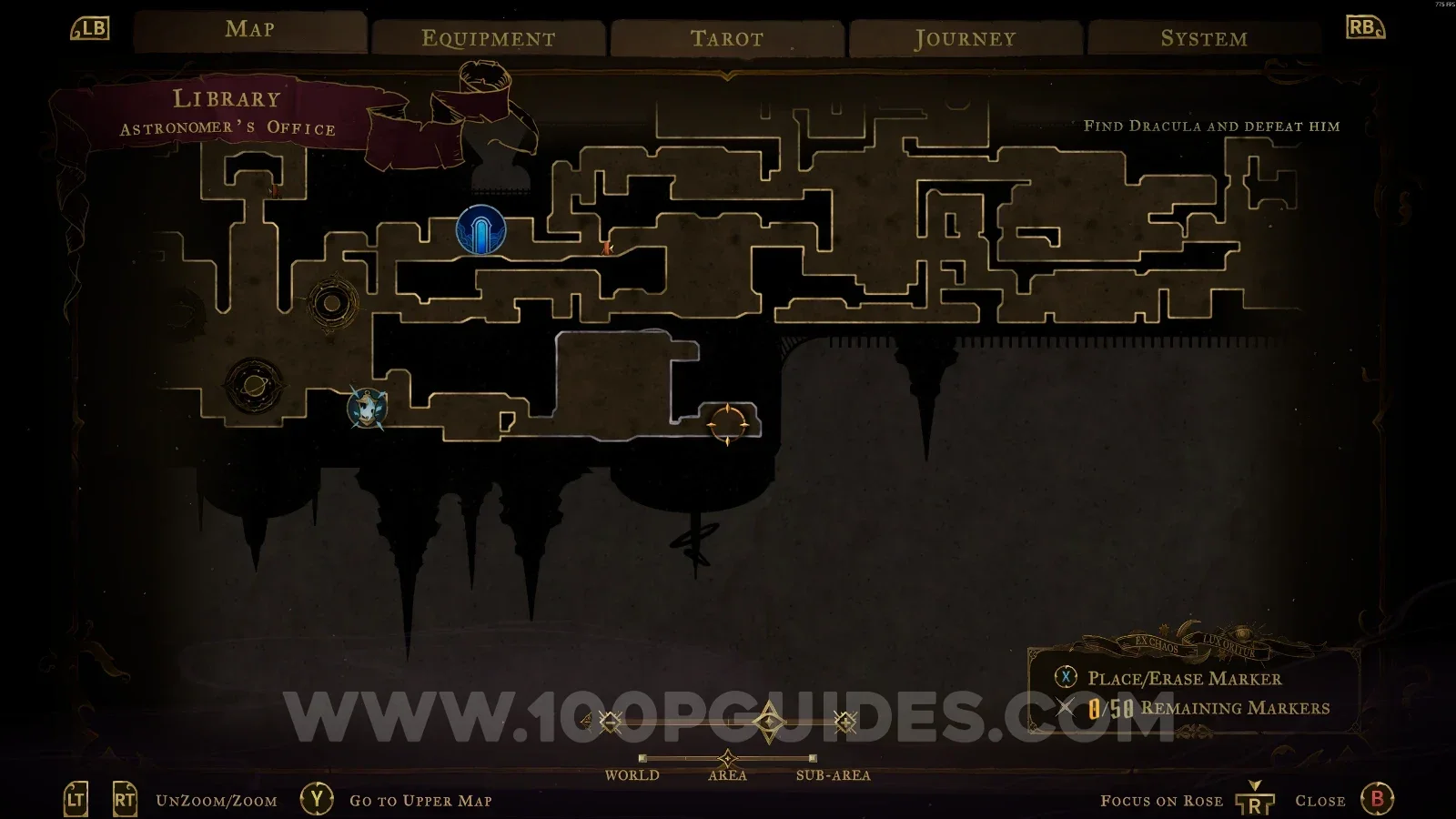 Castlevania Belmont's Curse Library: Astronomer's Office, location of the Star Chart clue