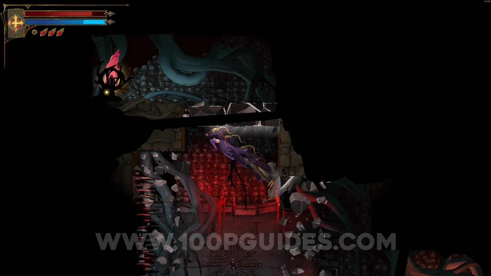 Castlevania Belmonts Curse Blood Pits: Brave Heart Fragment #3 at the end of the secret path