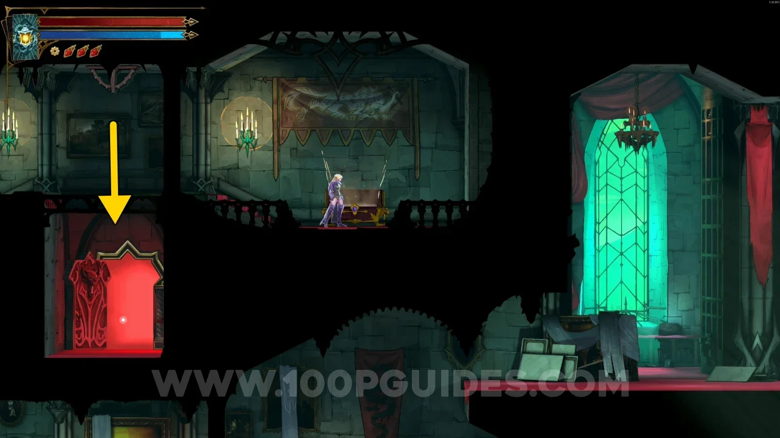 Castlevania Belmonts Curse Old Gallery: going through the red door again toward Mirror Of Life #8