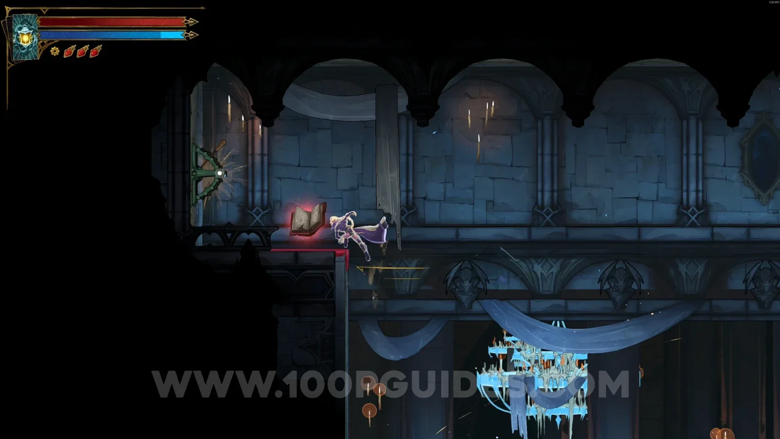 Castlevania Belmonts Curse Wine Cellar: Red Book #7 in the upper left part of the area