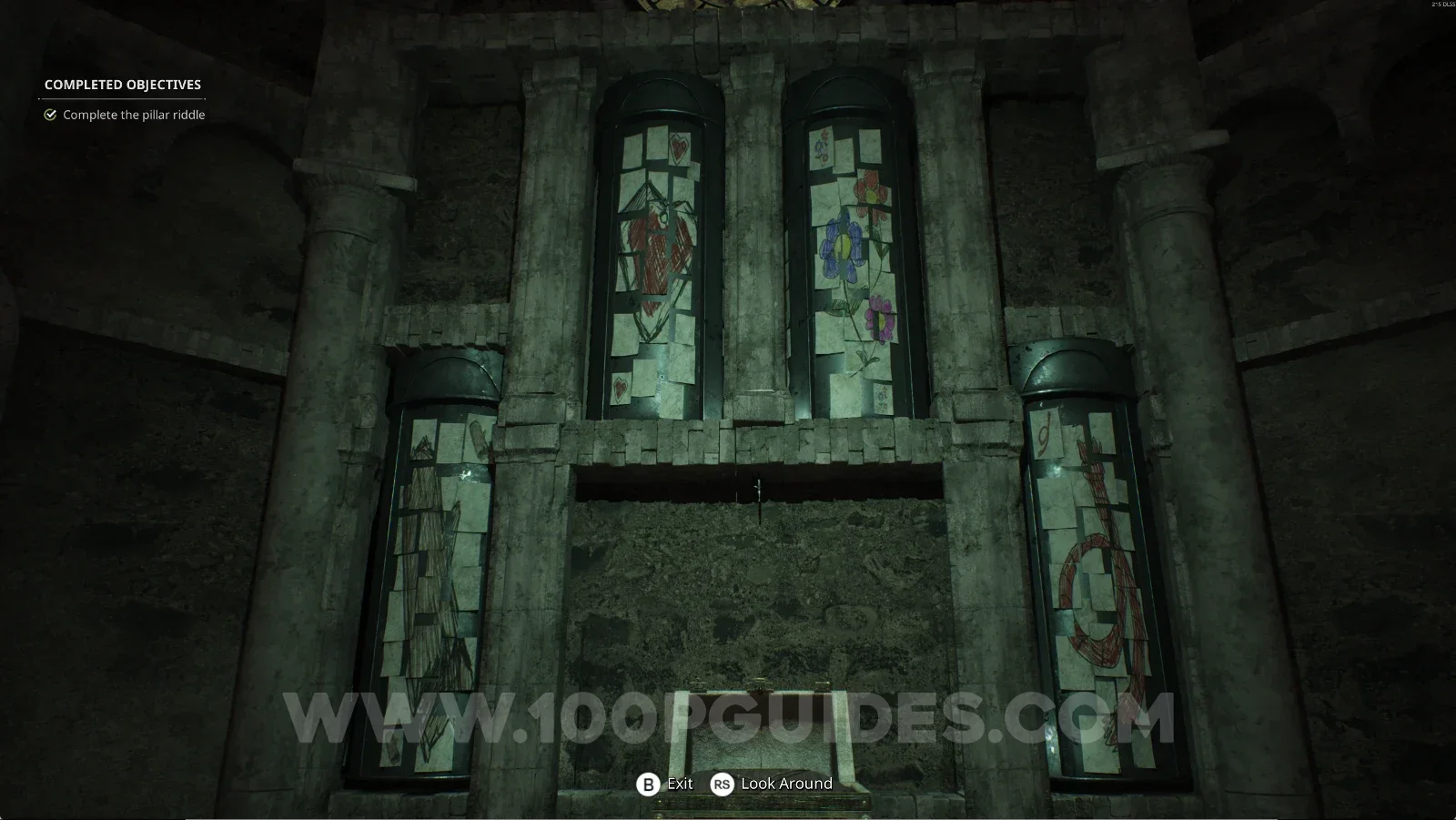 Remothered: Red Nuns Legacy Pillar Riddle: the correct position to stop the pillars in