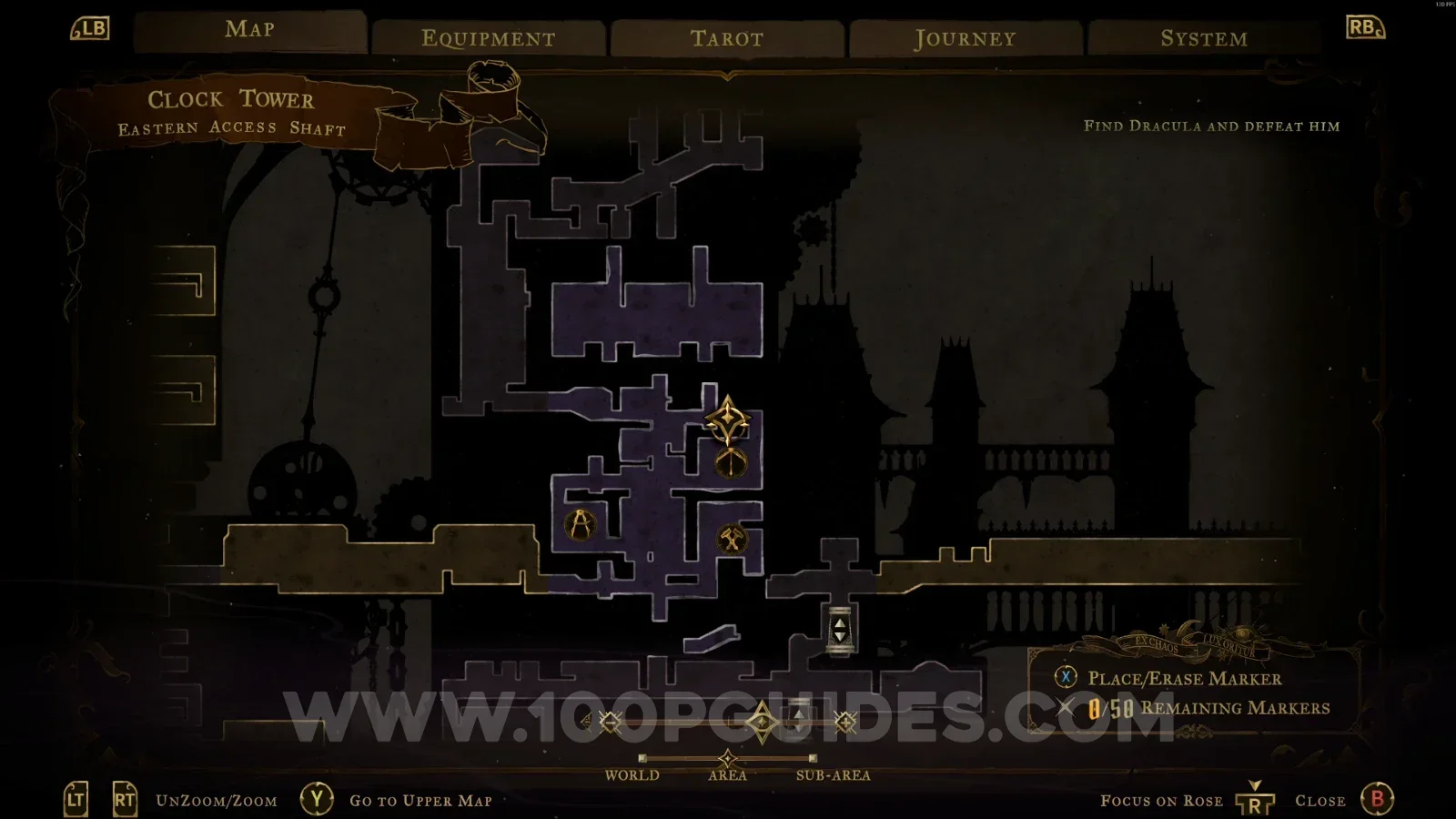 Castlevania Belmont's Curse Eastern Access Shaft: block hitting the pressure plate to flip the platforms
