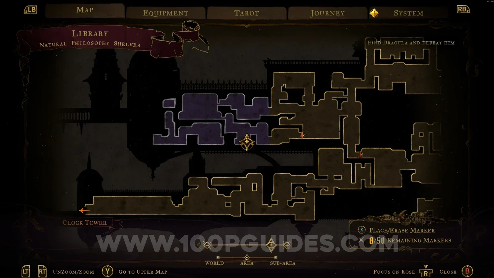 Castlevania Belmont's Curse Natural Philosophy Shelves: breaking the wall on the left to open a new area