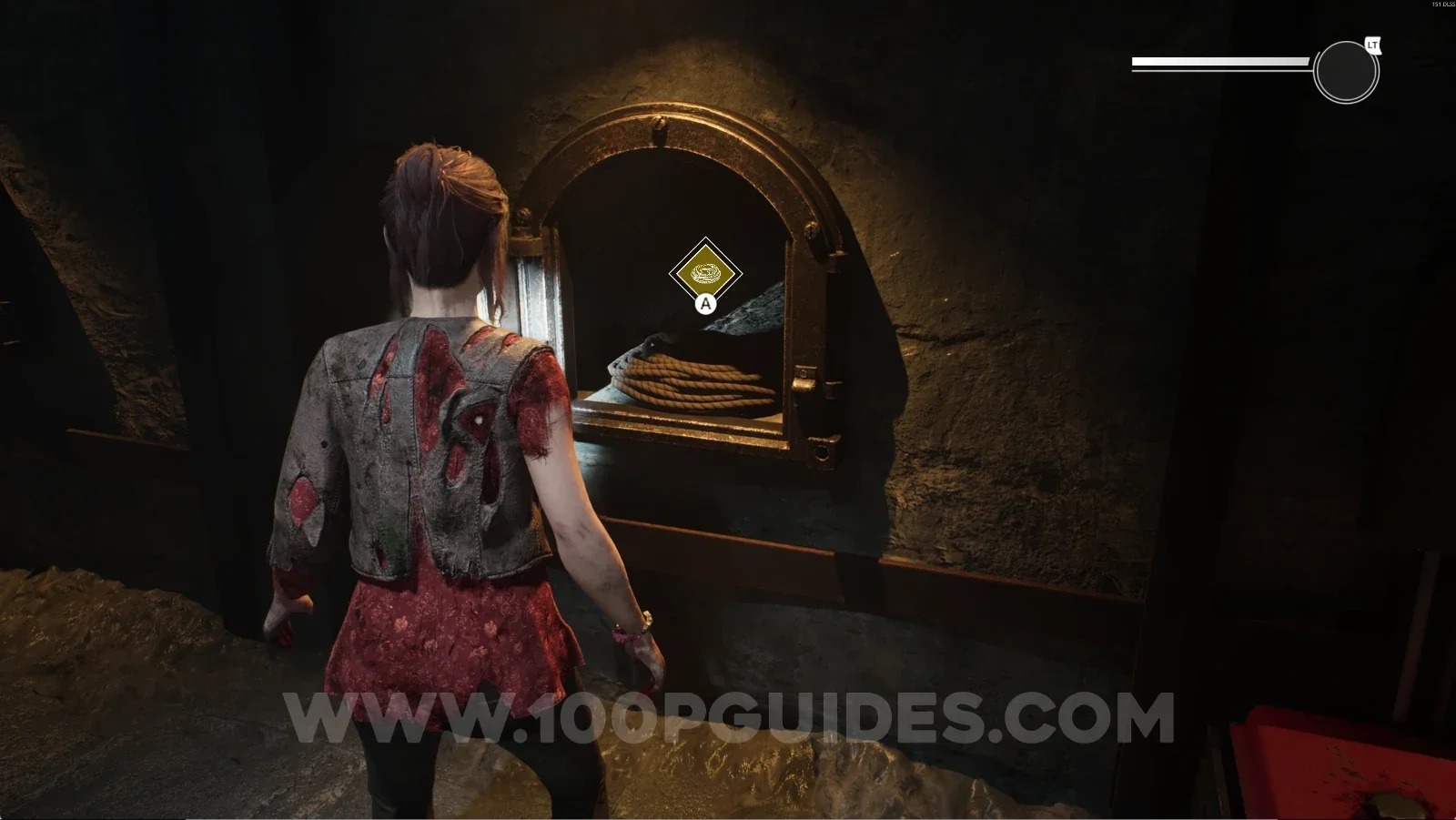 Remothered: Red Nuns Legacy Catacombs: opening the door after removing the cocoon
