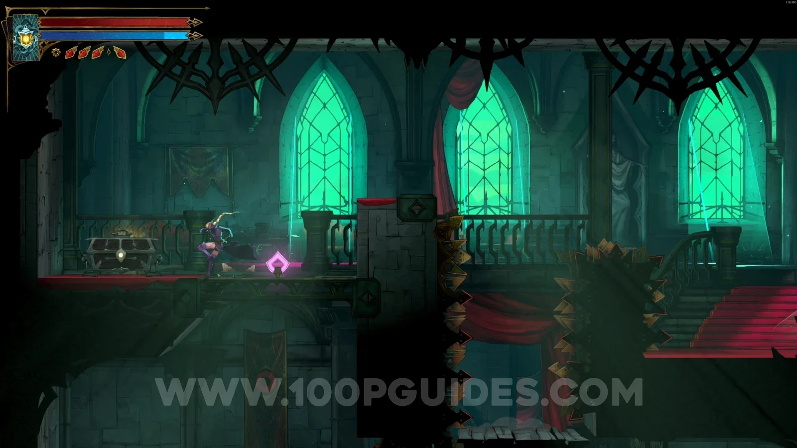 Castlevania Belmonts Curse Abandoned Staircase: the chest containing the relic