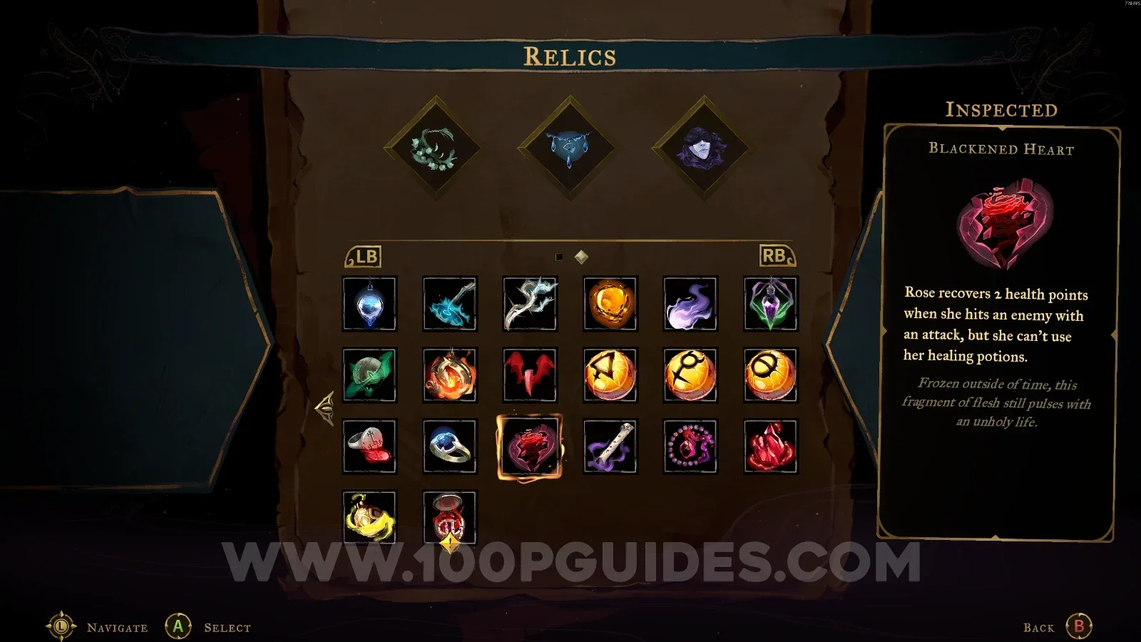 Castlevania Belmonts Curse: the Blackened Heart relic chest in the upper part of the staircase