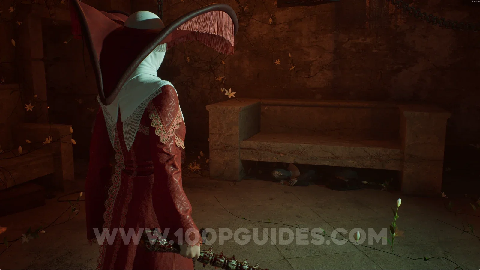 Remothered: Red Nuns Legacy: the hidden enemy under the bench in the back room