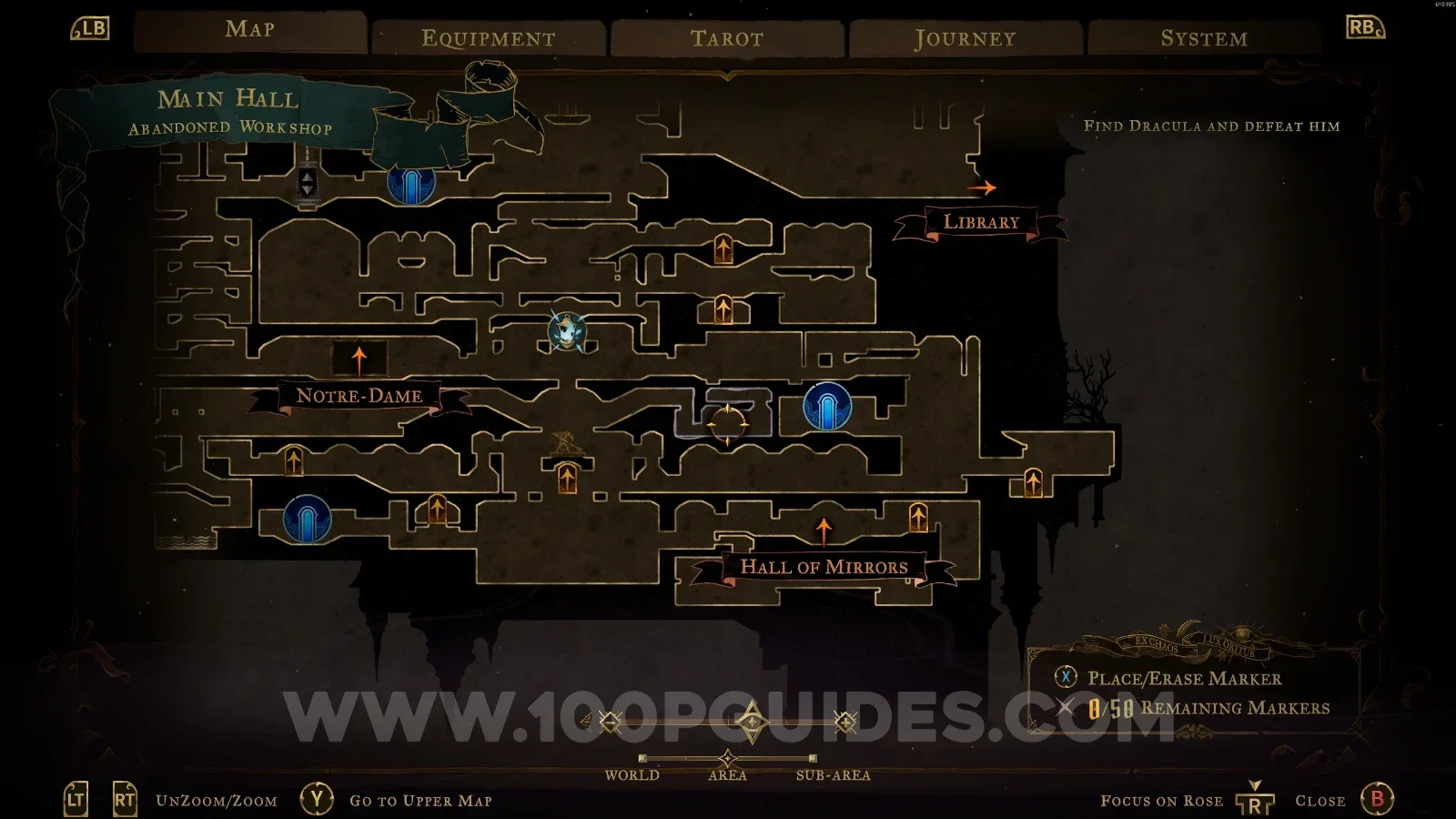 Castlevania Belmont's Curse Main Hall: Abandoned Workshop, where the Builder Flees To The Clock Tower clue lies