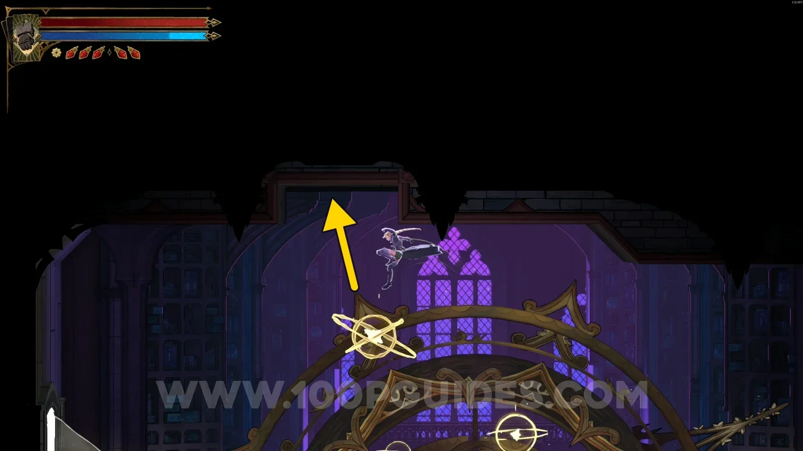 Castlevania Belmont's Curse Rhetoric Shelves: completing the pattern on the orbs to reveal a bigger orb