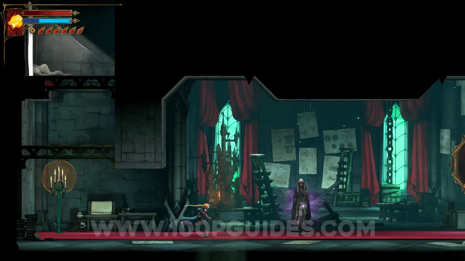 Castlevania Belmont's Curse: the Builder Flees To The Clock Tower clue found in the Abandoned Workshop